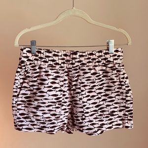 J Crew Pull on Shorts, Fish Pattern, Size S